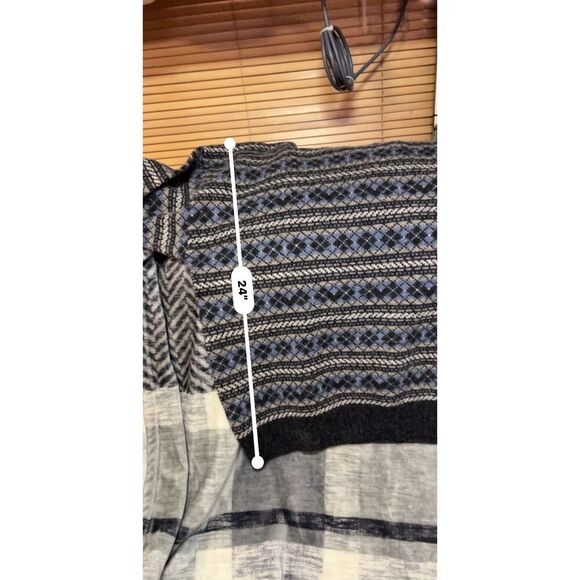 Vintage R&R Casuals Fair Isle Shetland Wool Sweater XL - Picture 6 of 7